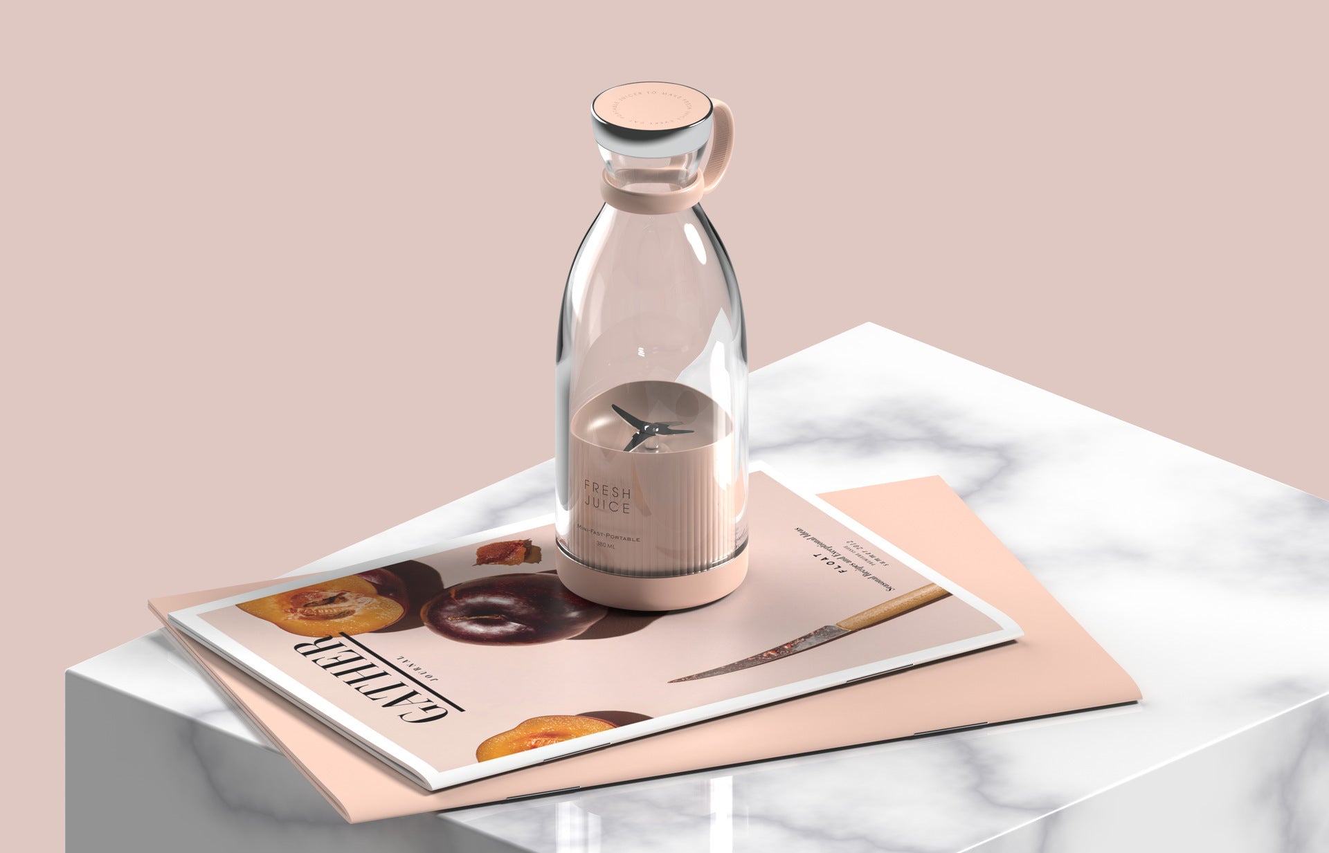 350ML Electric Juicer Blender Mixer USB