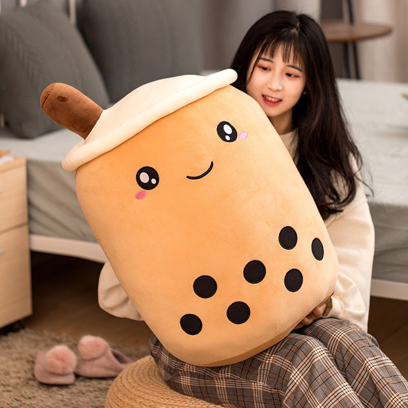 Cute Fruit Drink Plush Stuffed Soft Strawberry