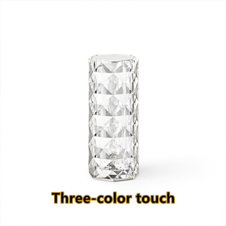 Nordic Crystal Lamp USB Table Lamps Bedroom