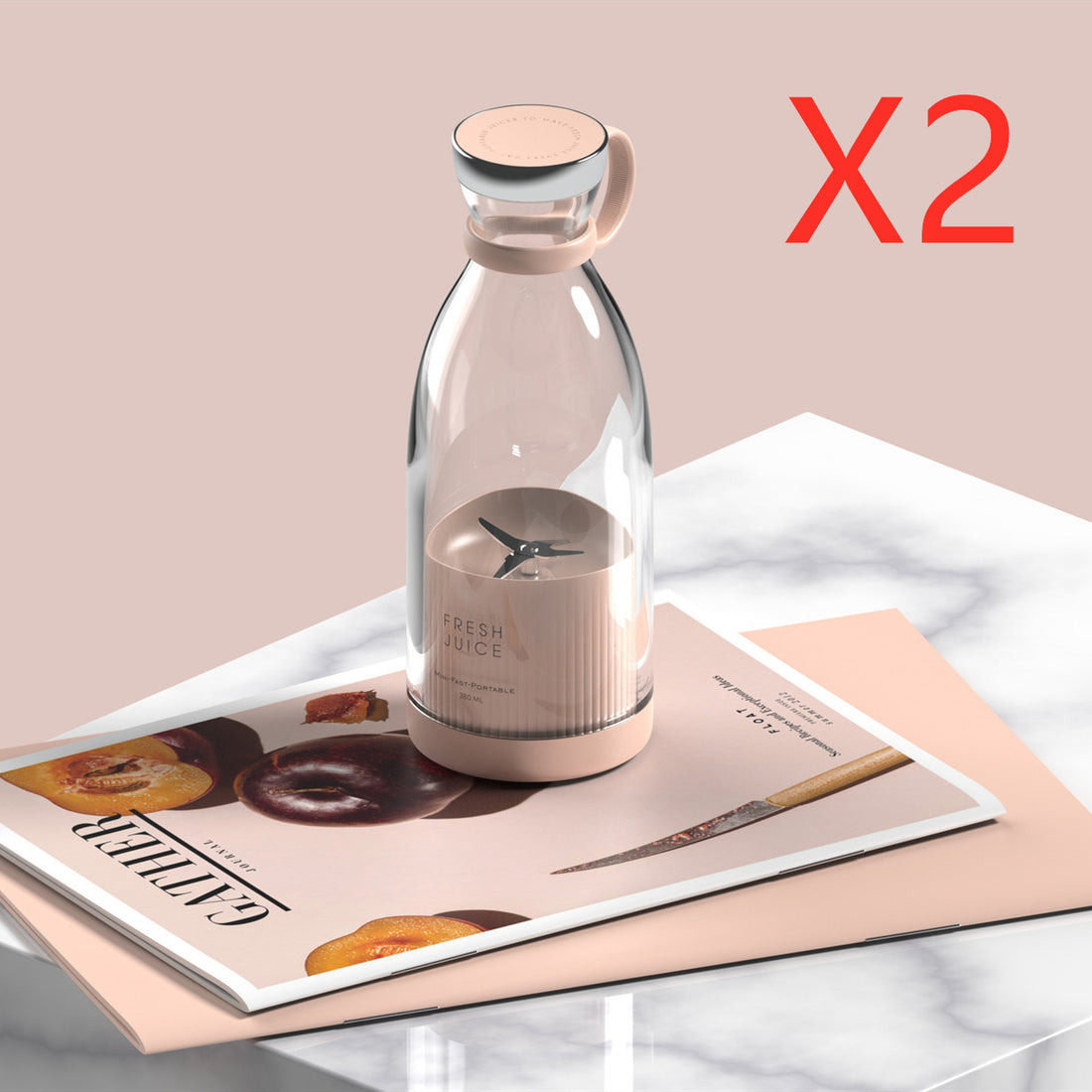 350ML Electric Juicer Blender Mixer USB