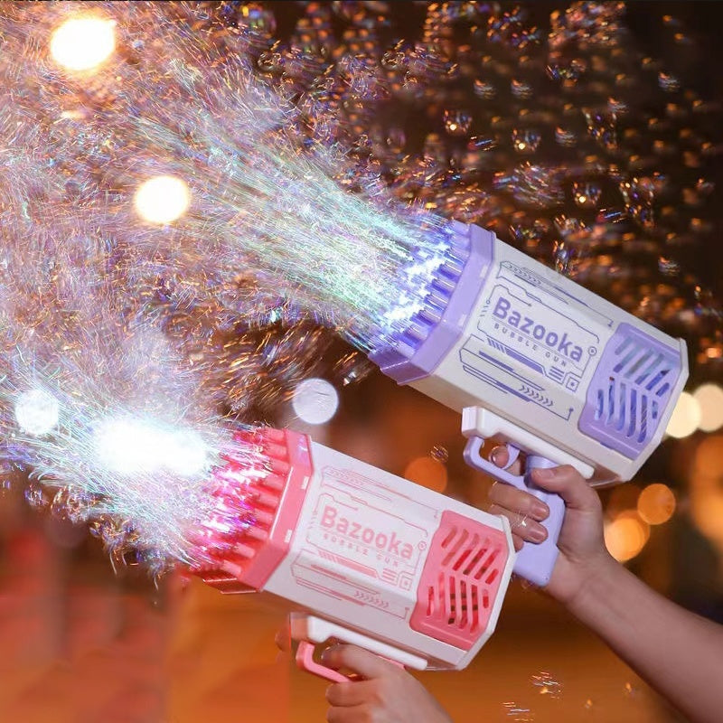 Rocket 69 Holes Soap Bubbles Machine