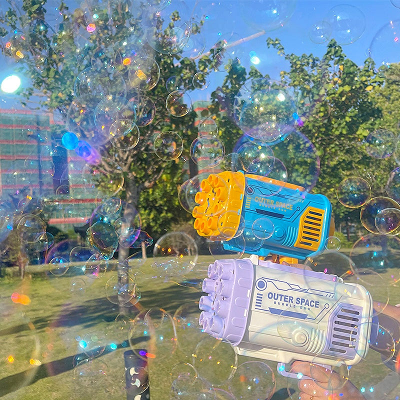 Rocket 69 Holes Soap Bubbles Machine